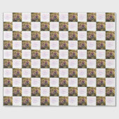 Beste Moeder Ooit Pastel Harten Aangepaste Foto Cadeaupapier (Vlak)