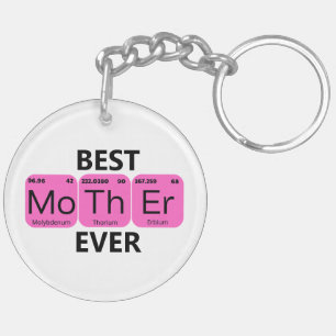Beste Moeder Ooit Periodiek Systeem Sleutelhanger