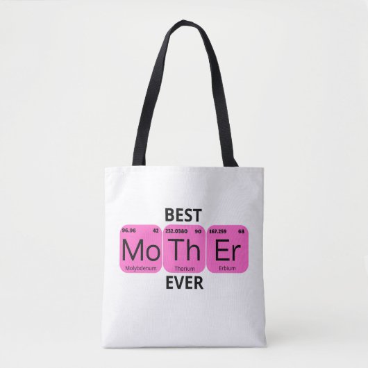 Beste Moeder ooit Periodiek Tafel Tote Bag (Voorkant)