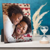 Beste Moeder Ooit Persoonlijk Foto Cadeau Fotoplaat (Zijkant)