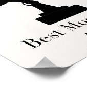 Beste Moeder ooit Prijs Poster (Hoek)