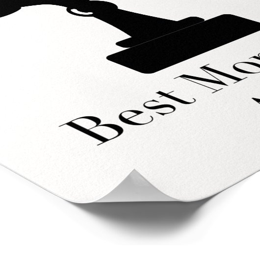 Beste Moeder ooit Prijs Poster (Hoek)