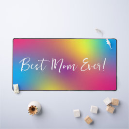 Beste moeder ooit Rainbow Gradient Desk Mat