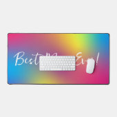 Beste moeder ooit Rainbow Gradient Desk Mat (Keyboard & Muis)
