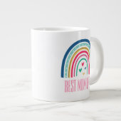 Beste Moeder Ooit Regenboog Grote Koffiekop (Voorkant rechts)