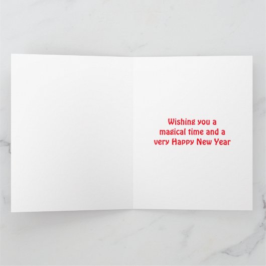 Beste Moeder Ooit Regenboog Prettig Kerstfeest Kaart (Binnen)