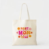 Beste moeder ooit Retro Groovy Moederdag Tote Bag (Voorkant)