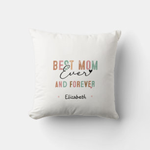 Beste Moeder Ooit Retro Schrift Groovy Moederdag Kussen