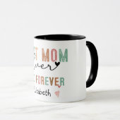 Beste Moeder Ooit Retro Schrift Groovy Moederdag  Mok (Voorkant rechts)