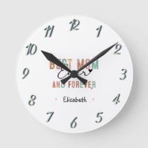 Beste Moeder Ooit Retro Schrift Groovy Moederdag