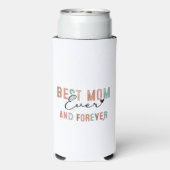 Beste Moeder ooit Retro Script Groovy Moederdag Seltzer Blikjeskoeler (Seltzer Achterkant)