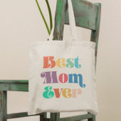 Beste moeder ooit  retro script Moederdag Tote Bag