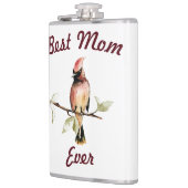 Beste Moeder Ooit Rode Kardinaal Fles Heupfles (Links)