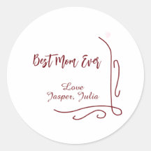 Beste moeder ooit rode liefde Spaanse rand stijlvo