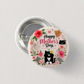 Beste moeder ooit ronde button 3,2 cm (Voorkant /achterkant)