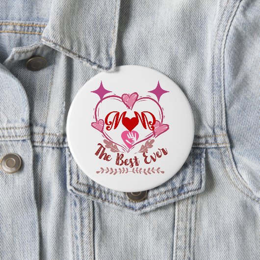 Beste moeder ooit ronde button 4,0 cm (In situ)