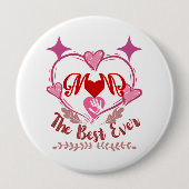 Beste moeder ooit ronde button 4,0 cm (Voorkant)