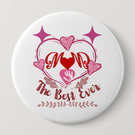 Beste moeder ooit ronde button 4,0 cm