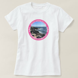 Beste Moeder Ooit Ronde Foto van Atlantic Ocean Sh T-shirt