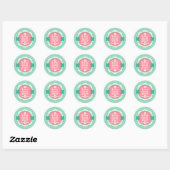 Beste Moeder Ooit Ronde Sticker (Vel)