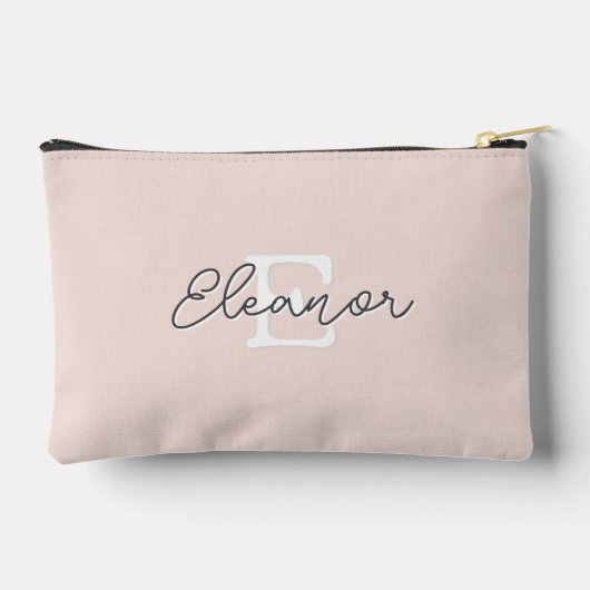 Beste moeder ooit roze 3 foto's Monogrammed Etui (Achterkant)