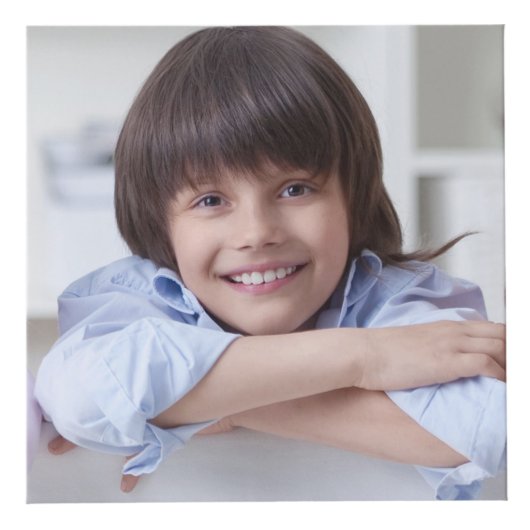 BESTE MOEDER OOIT roze bloemencollage Kubus (Voorkant)