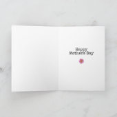 BESTE MOEDER OOIT Roze Daisy Moederdag Kaart Sweet (Binnen)
