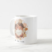 Beste moeder ooit Roze Goud Schattige Bloemen Moed Koffiemok (Voorkant links)