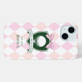 Beste moeder ooit Roze Moderne Dame Golfer Moederd Case-Mate iPhone Case (Achterkant (horizontaal))