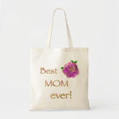 Beste Moeder Ooit Roze Rose Moederdag Tote Bag (Voorkant)