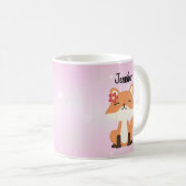 Beste Moeder Ooit Roze Vos Koffiemok (Voorkant rechts)
