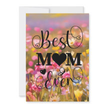 Beste moeder ooit roze wilde bloemen veld 2025