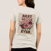 Beste moeder ooit Rozen T-shirts (Achterkant)