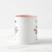  beste moeder ooit |  Rustige bloemen Mok (Midden)