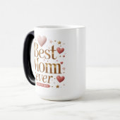 Beste moeder ooit - 's werelds beste Golden Heart  Magische Mok (Voorkant links)