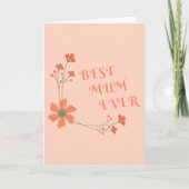 Beste moeder ooit - 's werelds beste moeder Kaart (Voorkant)