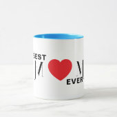 Beste MOEDER Ooit | Schattig Moederdag Cadeau Idee Mok (Midden)