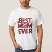 Beste moeder ooit Schattige harten Moeder  T-shirt (Voorkant)