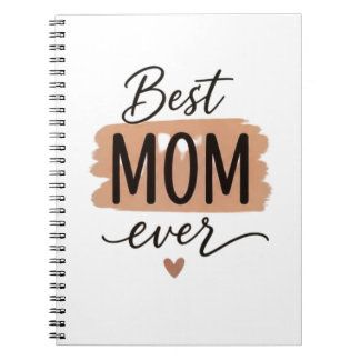 Beste Moeder Ooit Schattige Minimalistische Typogr Notitieboek