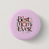 Beste moeder ooit Schattige moderne moeder Ronde Button 3,2 Cm (Voorkant)