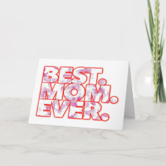 Beste moeder ooit Schattige Moederdag Liefde Mama Kaart