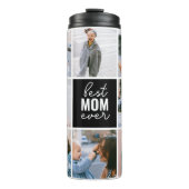 Beste Moeder ooit Schattige Script Fotocollage Thermosbeker (Voorkant)