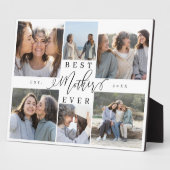Beste moeder ooit script fotocollage Keepsake Fotoplaat (Zijkant)