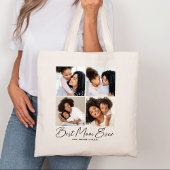 Beste Moeder ooit Script Fotocollage Tote Bag