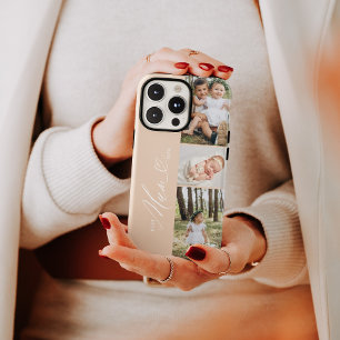 Beste moeder ooit script Moederdag 3 fotocollage Case-Mate iPhone Case