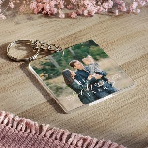 Beste moeder ooit script Moederdag foto Keepsake Sleutelhanger
