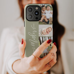 Beste moeder ooit script Moederdag fotocollage Case-Mate iPhone Case