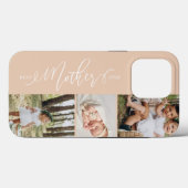 Beste Moeder ooit Script Moederdag Fotocollage Case-Mate iPhone Case (Achterkant (horizontaal))