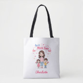 Beste moeder ooit | Sentimenteel Gepersonaliseerde Tote Bag (Voorkant)