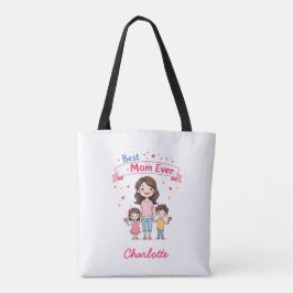 Beste moeder ooit | Sentimenteel Gepersonaliseerde Tote Bag